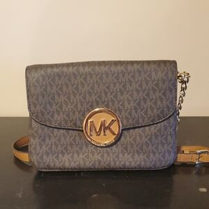 Michael Kors Dark Brown Crossbody Bag